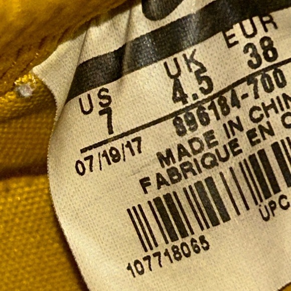 Nike AF1 low/mineral yellow gum light - Picture 9 of 10